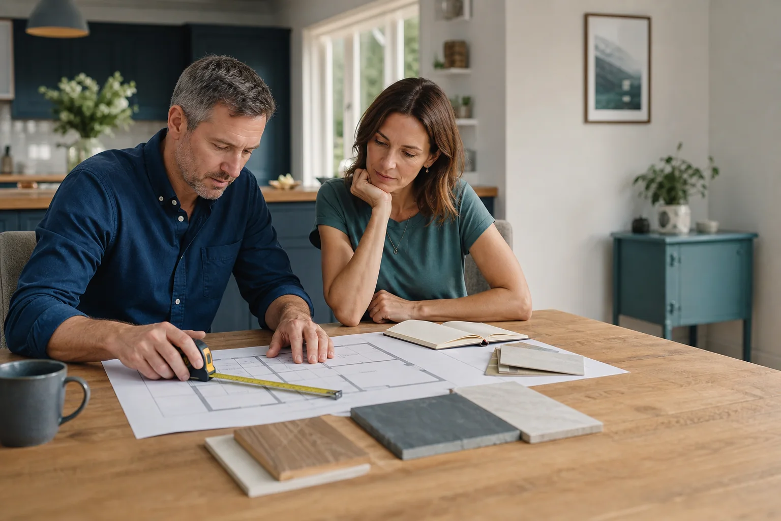 Homeowners planning improvements to their existing property