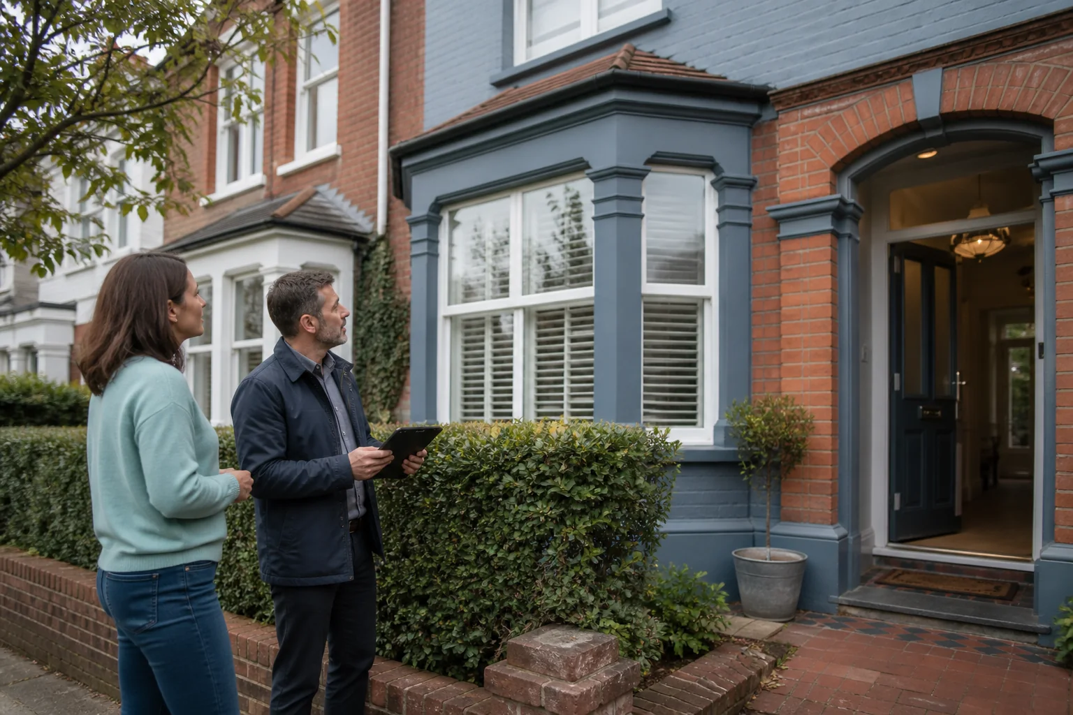 Homeowner discussing a residential property valuation