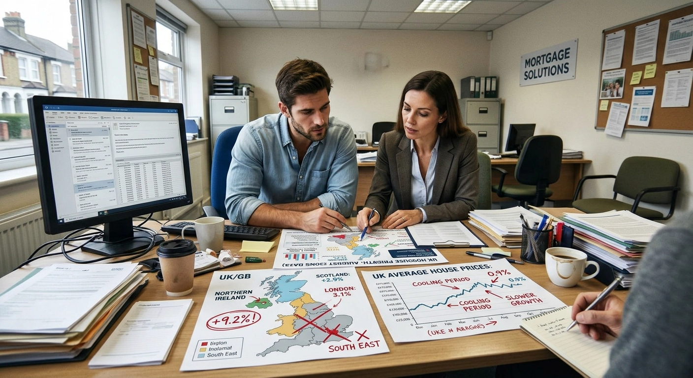 UK House Price Growth Slows for Fourth Consecutive Month: Insights from the ONS